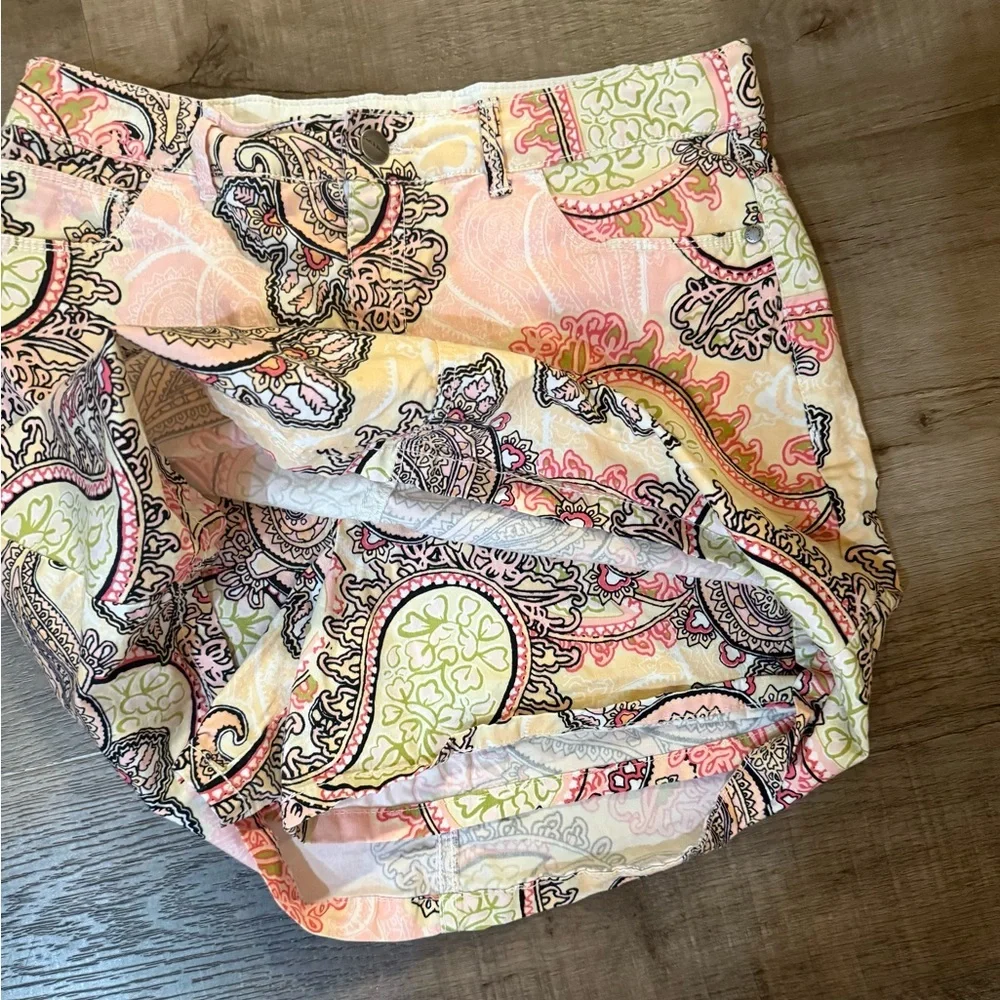 Croft & Barrow Paisley Women's Skort Size 8 - Picture 10 of 12